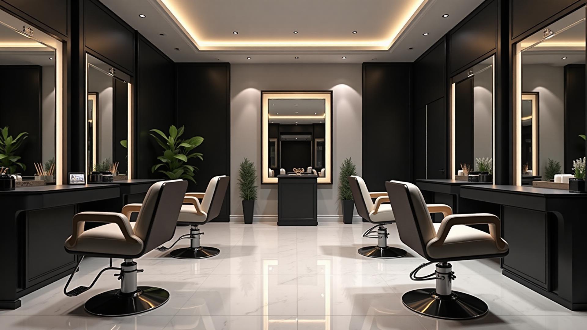 Interior Map Salon